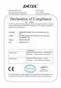 7. CE certification of conventional instrumentation equipment and electronic products  （2004-2012）